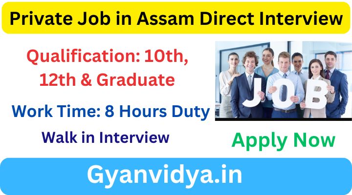 Assam Private Jobs 2024